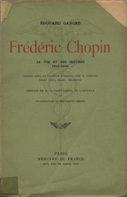 Fréderic Chopin SA VIE ET SES ŒUVRES 1810-1849