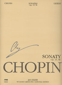 CHOPIN 10- National Edition(Urtext) SONATY