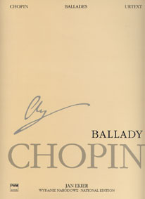 CHOPIN 1- National Edition(Urtext) BALLADY