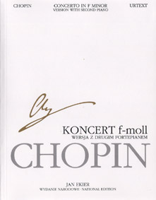 CHOPIN 31- National Edition(Urtext) KONCERT f-moll