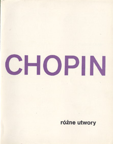 CHOPIN 28- National Edition(Urtext) rozne utwory