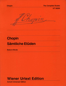 Chopin The Complete Etudes Wiener Urtext Edition